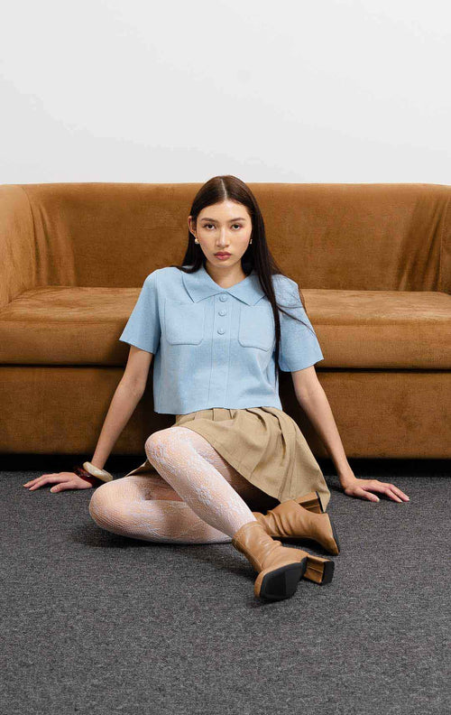 Chiara Top Blue