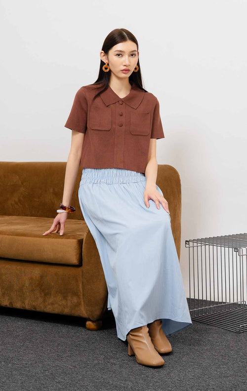 Chiara Top Brown