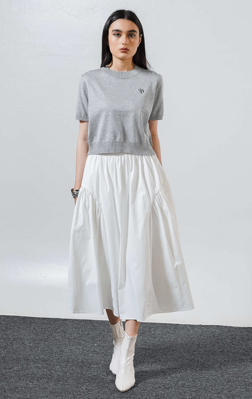TIA Knit Top Grey