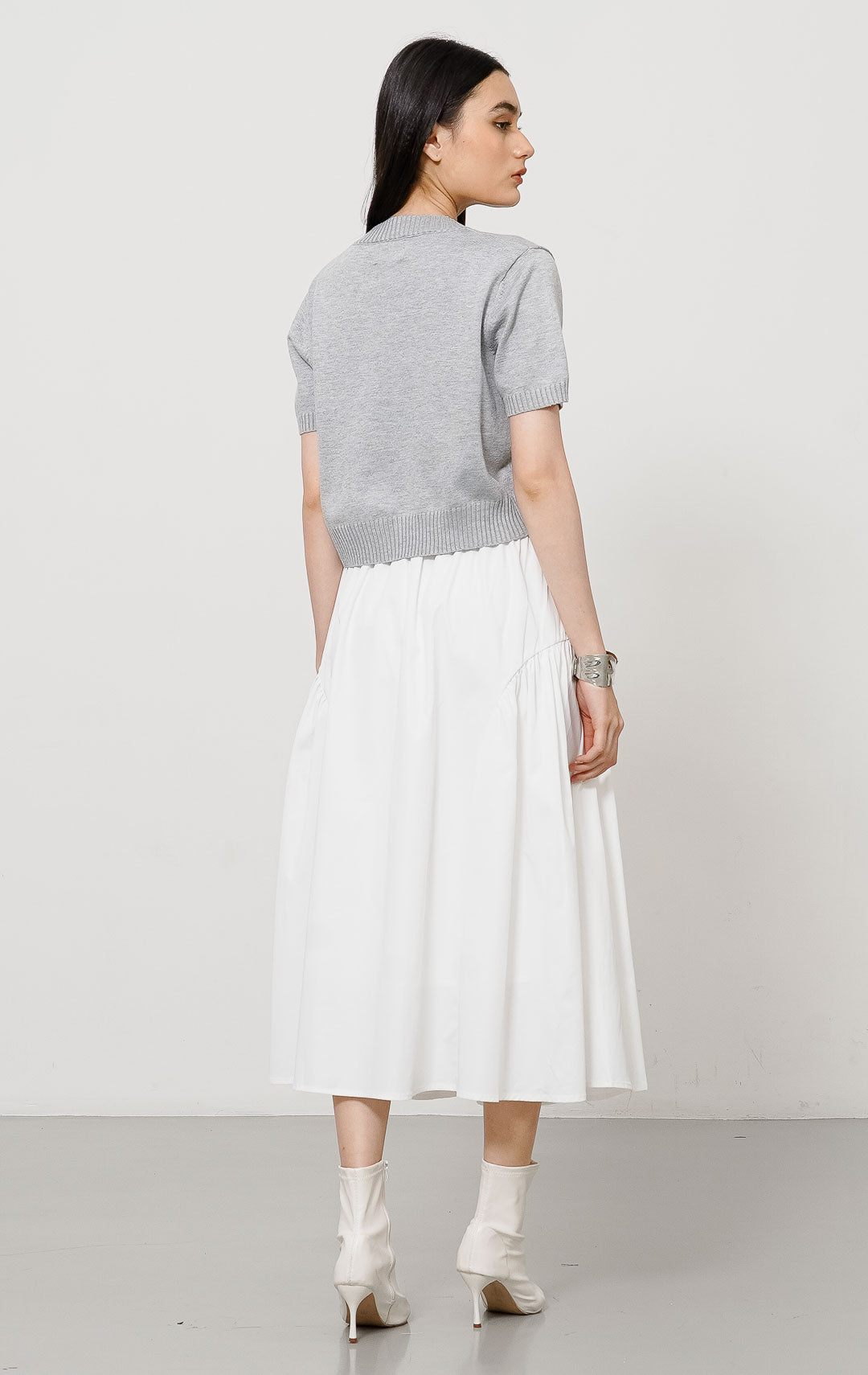 TIA Knit Top Grey