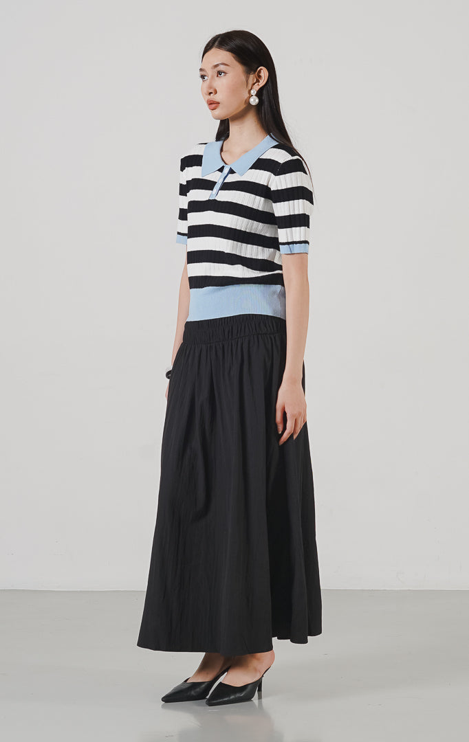 Willin Top Black Striped