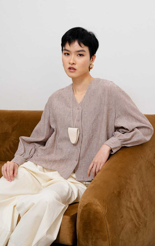 Donna Top Brown