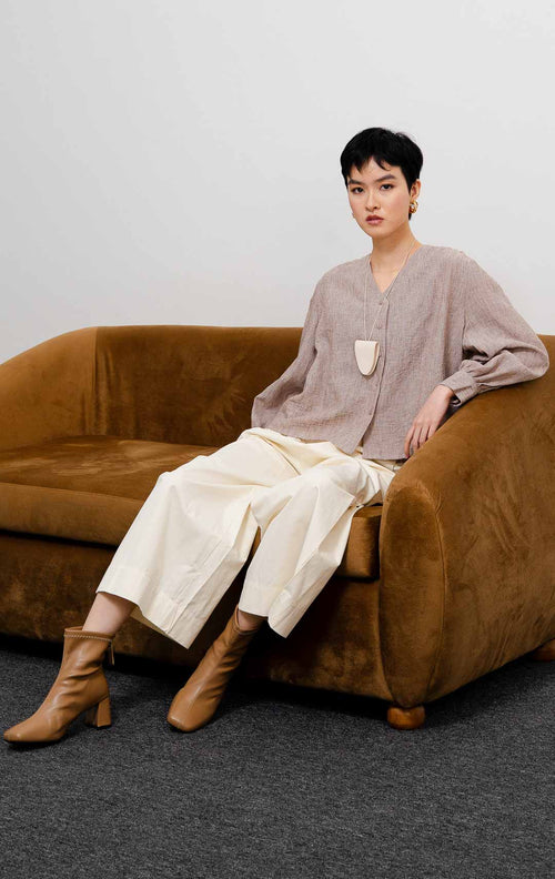 Donna Top Brown