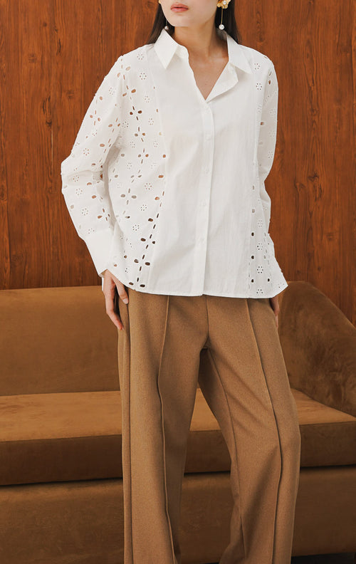 Felicia Top White