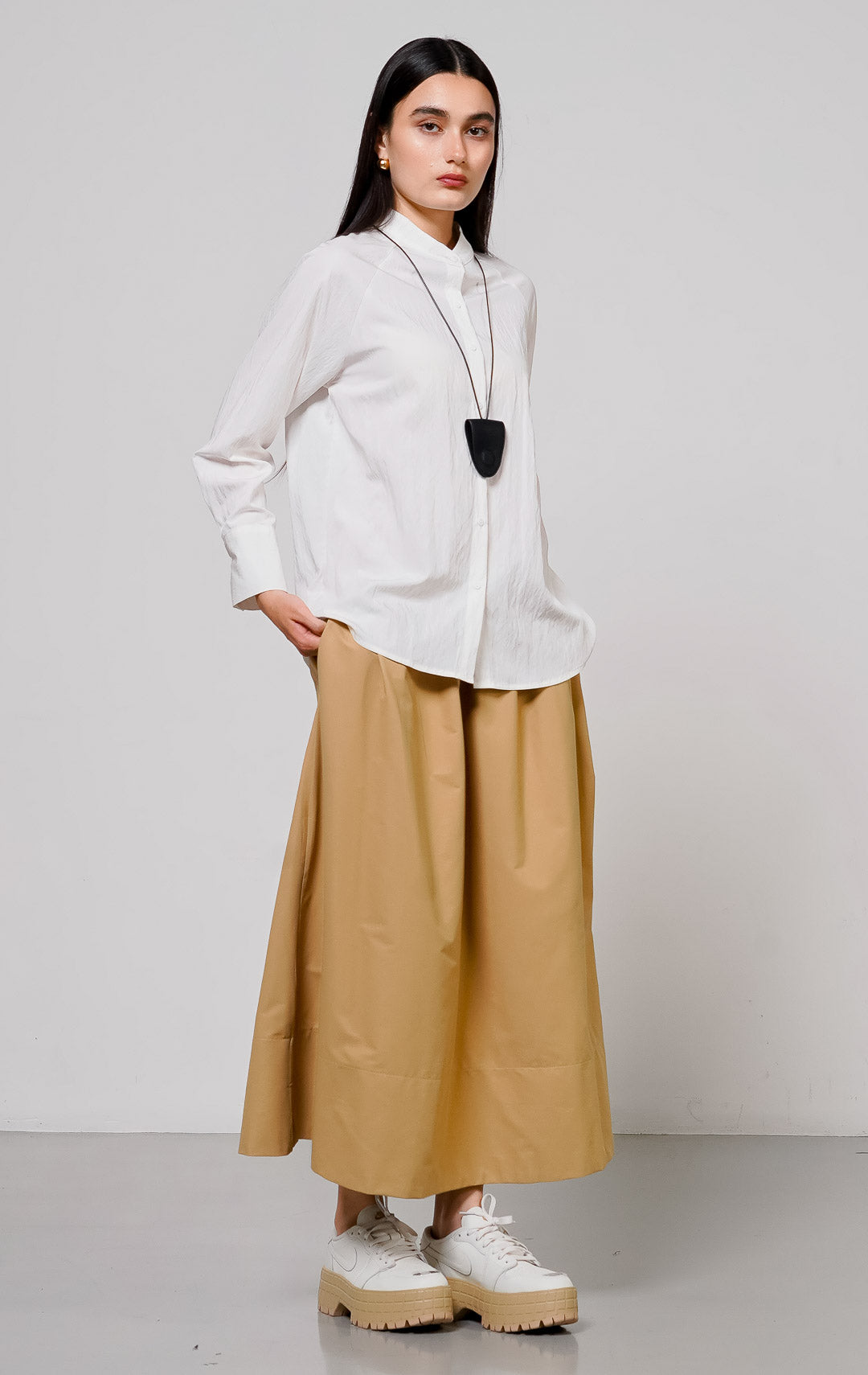 Selena Top White