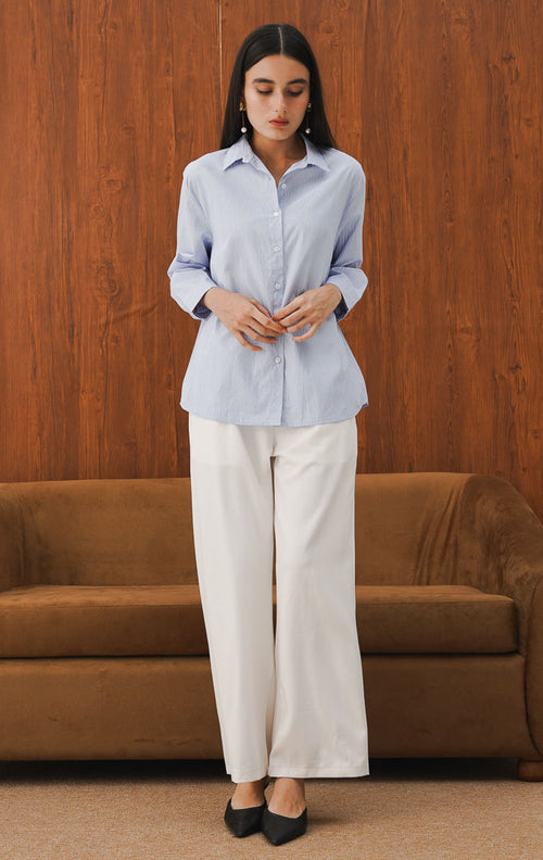 Diane Top Blue