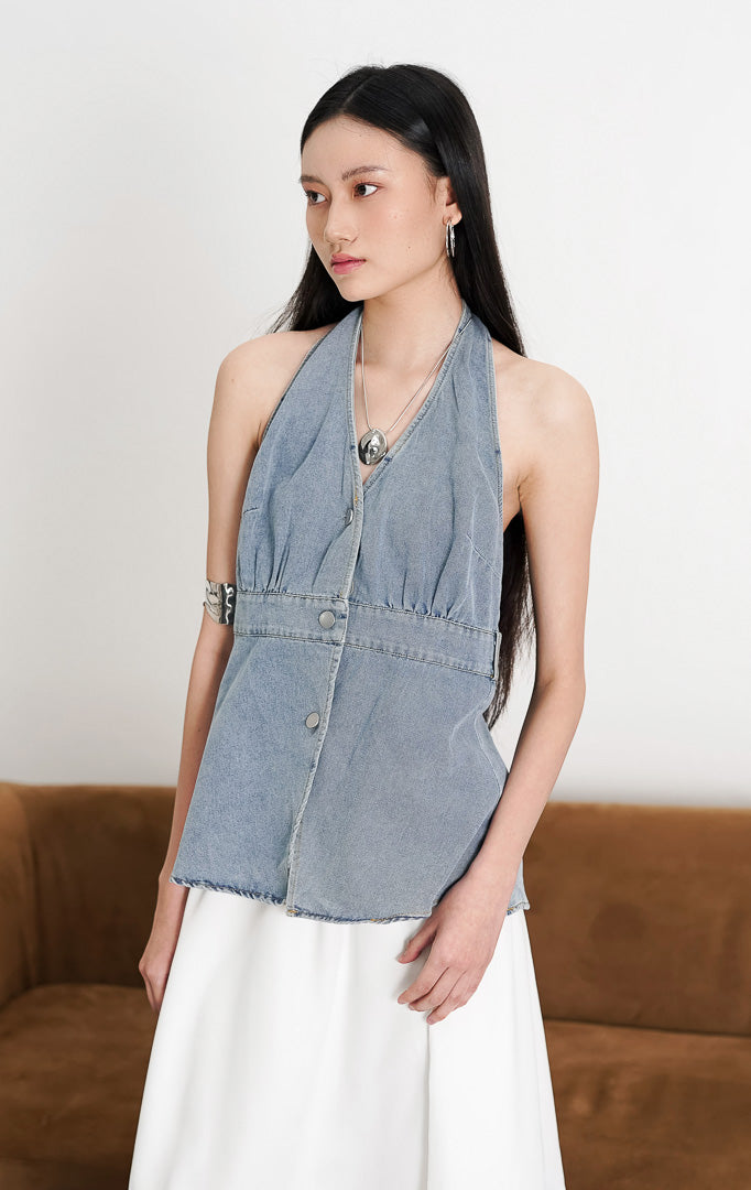 Evelyn Top Denim