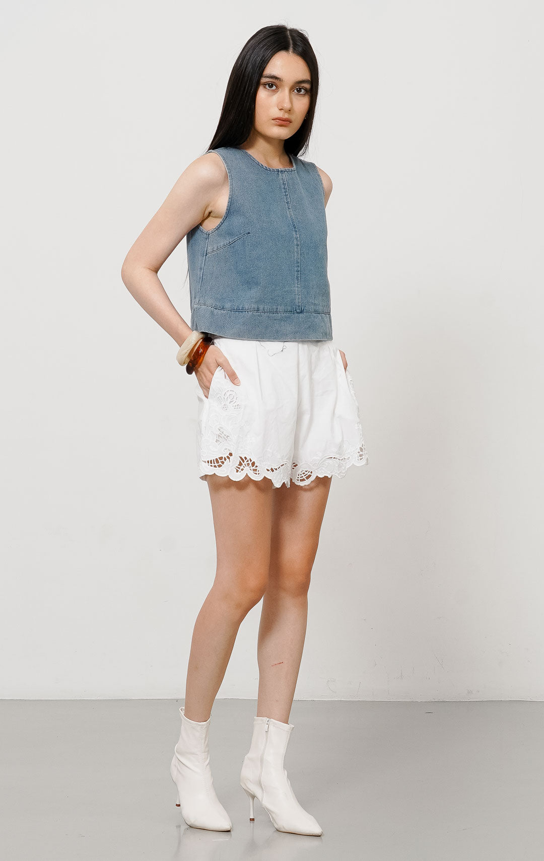 Emilia Top Denim