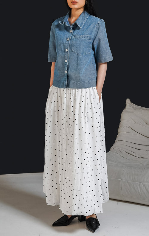 Amber Top Denim