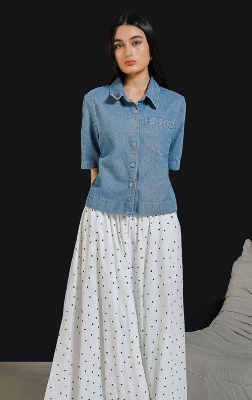 Amber Top Denim