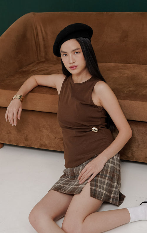 Silvia Top Brown