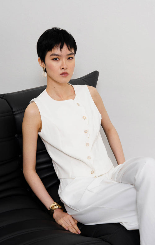 Alexa Vest White