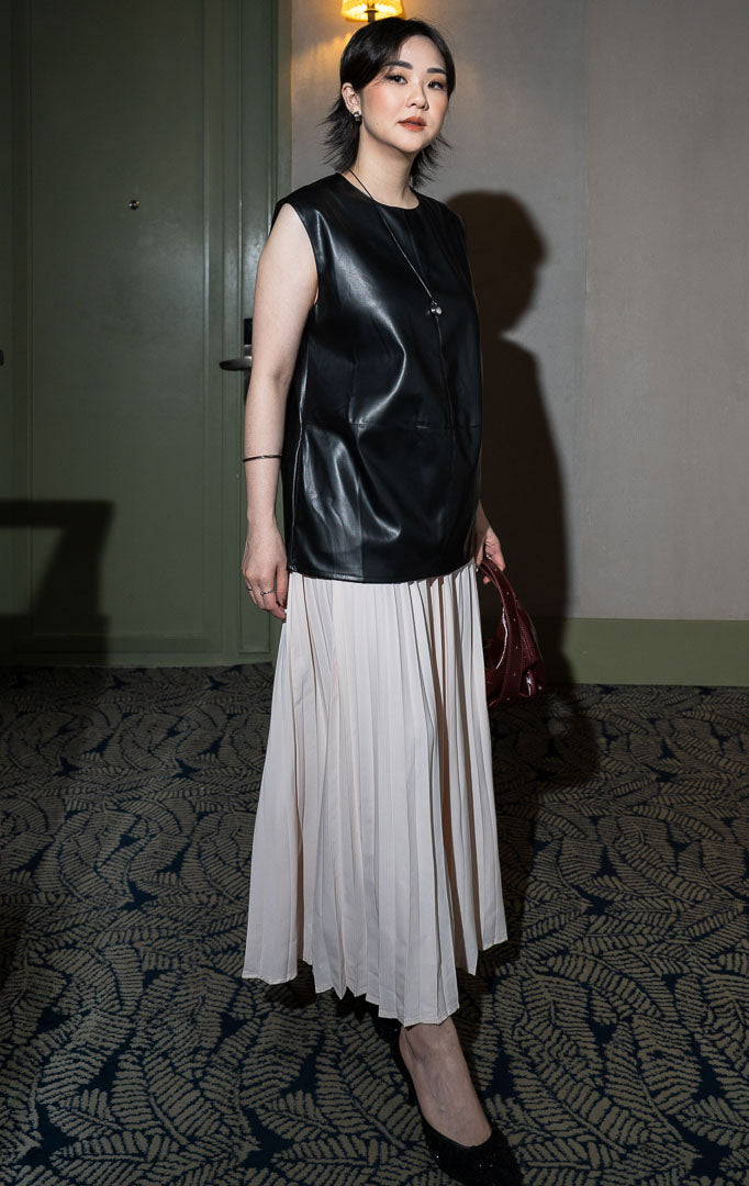 Katriel Top Leather Black