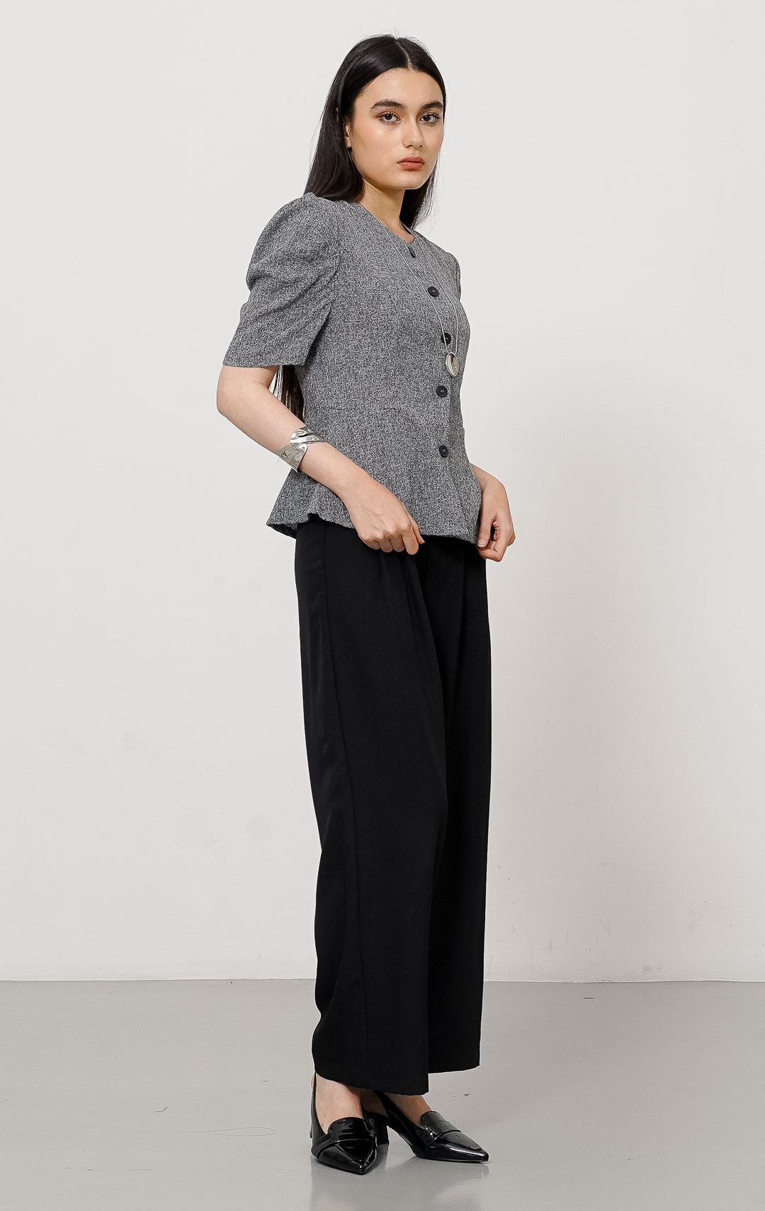 Casey Top Grey