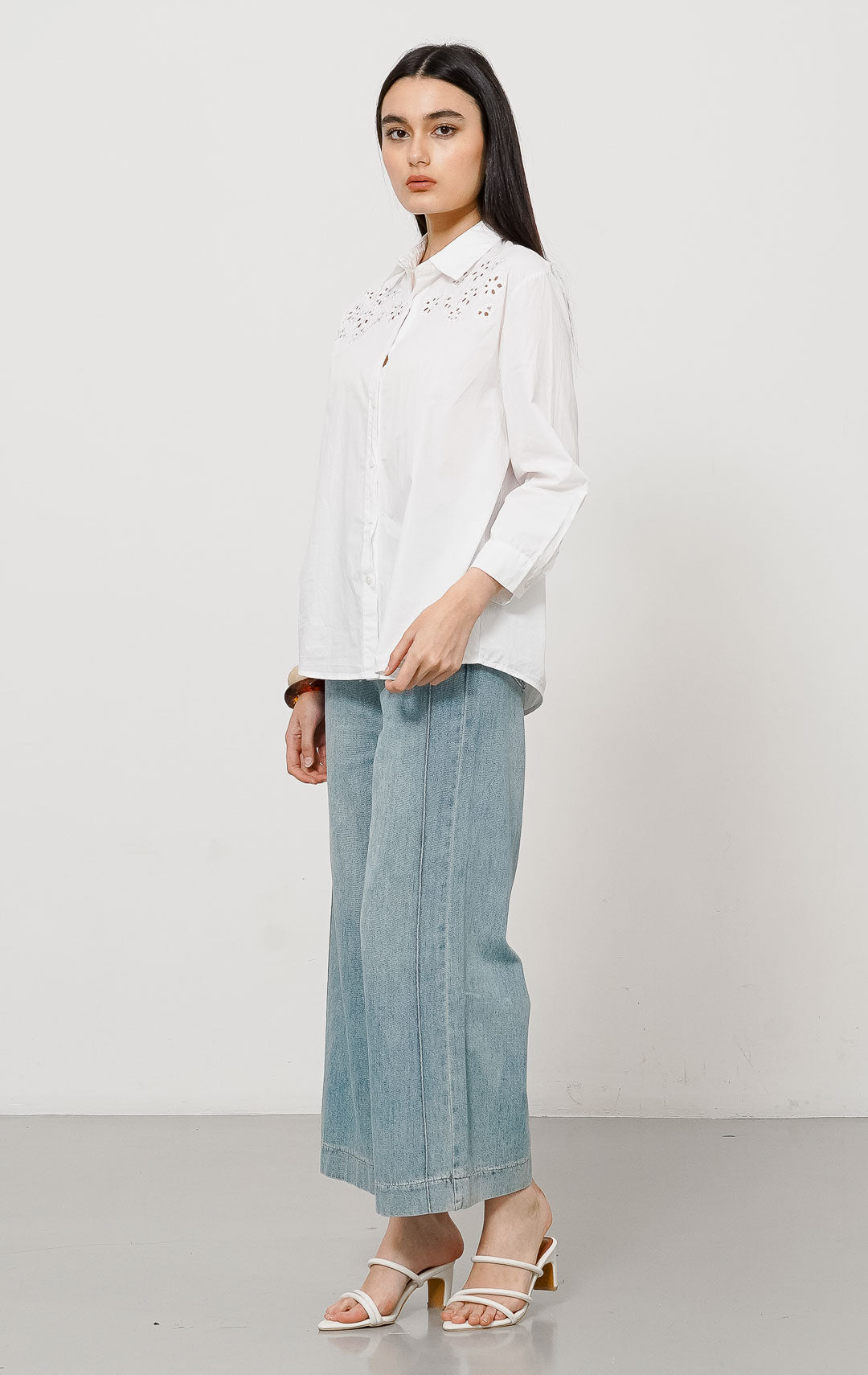 Carly Top White