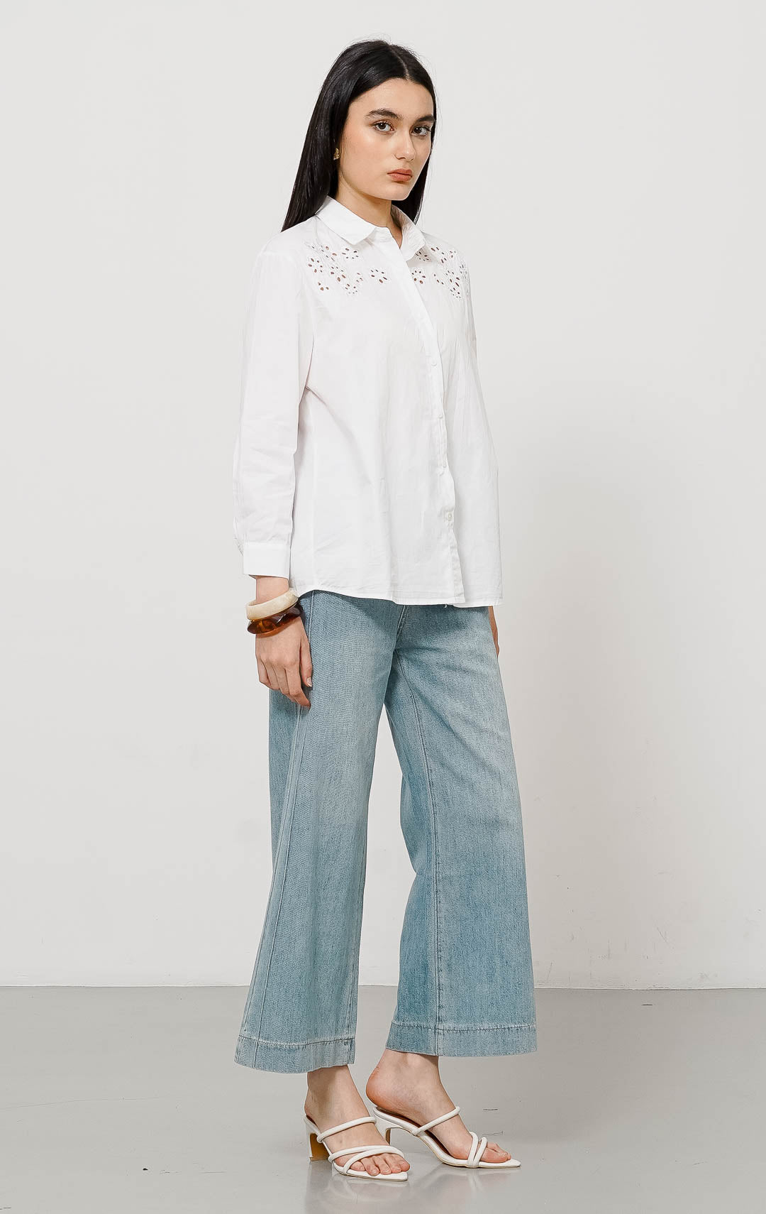 Carly Top White