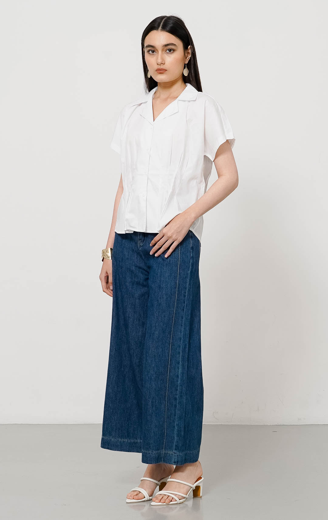 Faye Top White