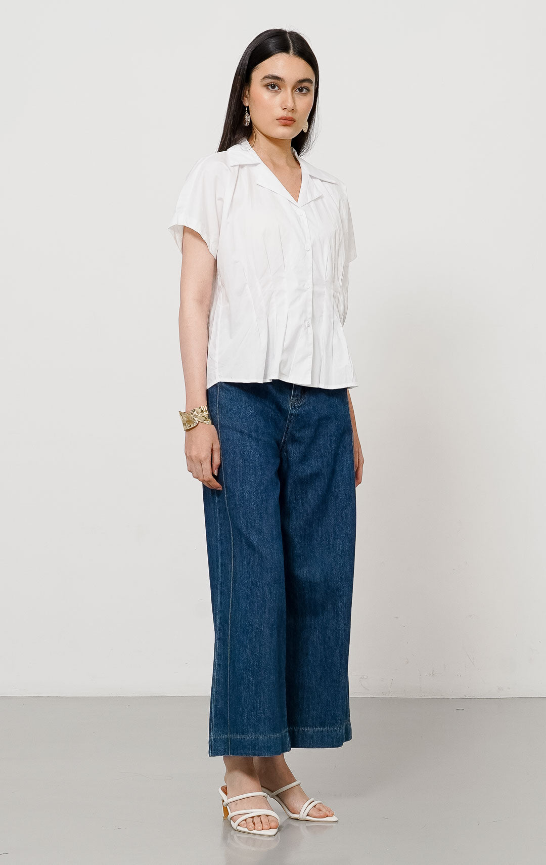 Faye Top White
