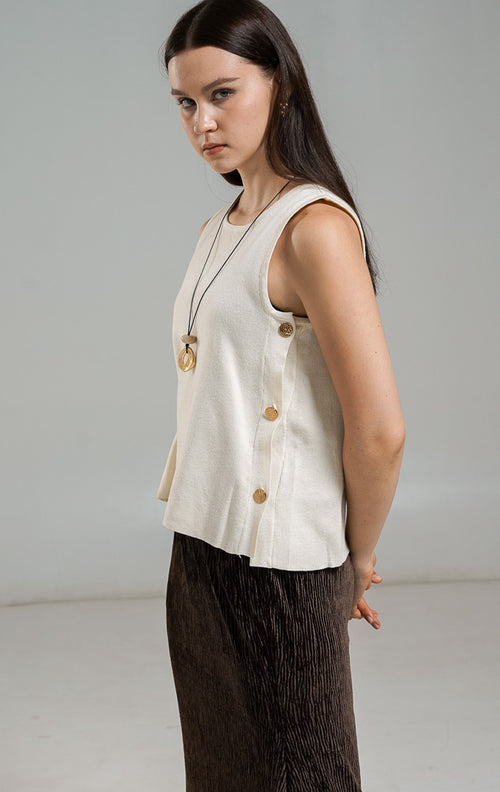 Agnes Top Ivory