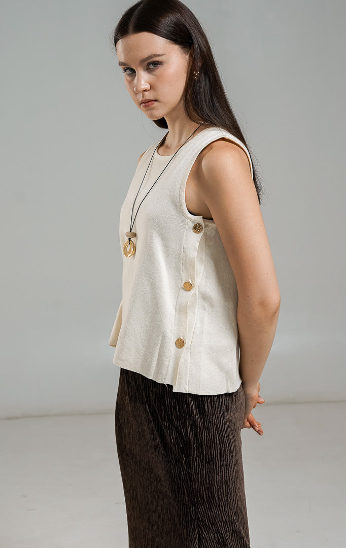 Agnes Top Ivory