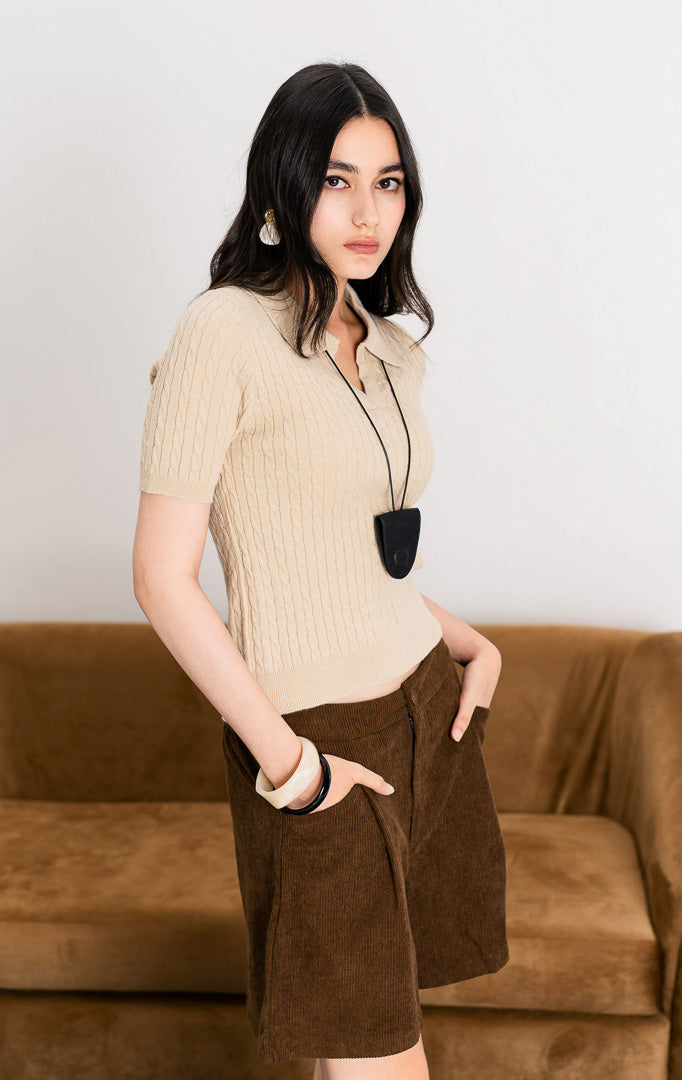 Nora Top Khaki
