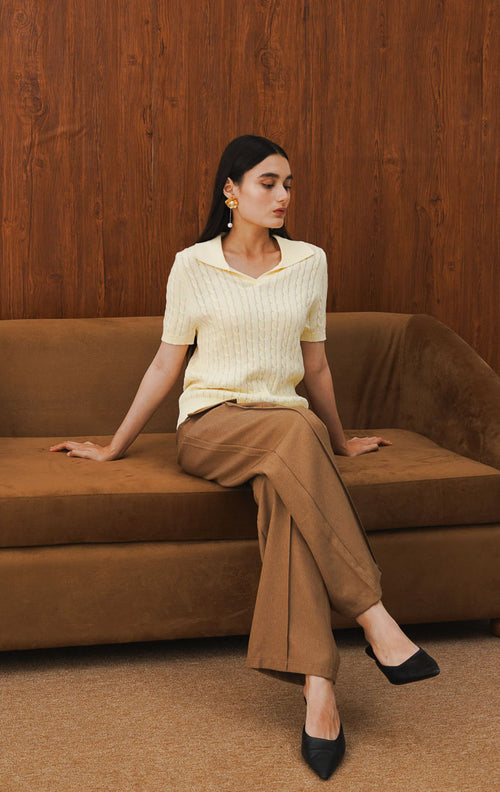 June Top Yellow