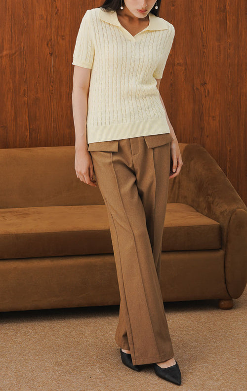 June Top Yellow