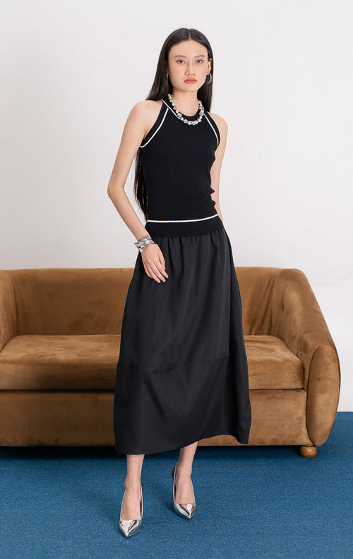 Jiwon Tank Top Black