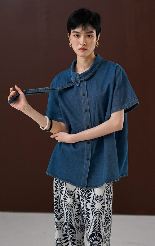 Irina Top Dark Denim