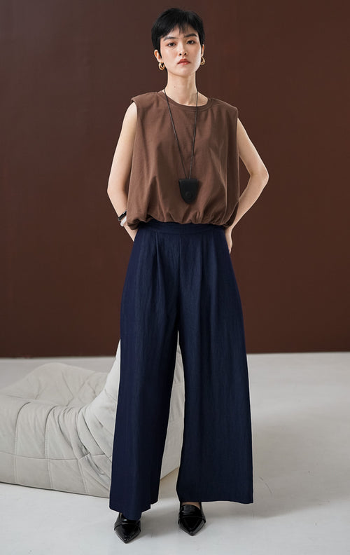 Lia Top Brown