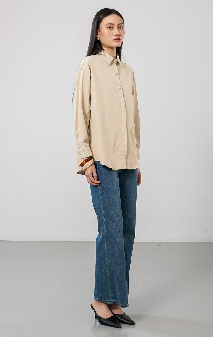 Rhea Top Khaki