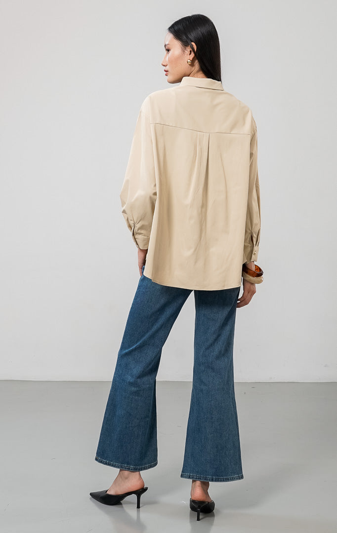 Rhea Top Khaki