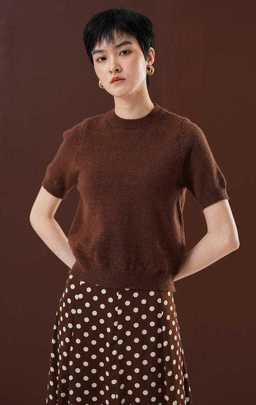 Livy Top Brown