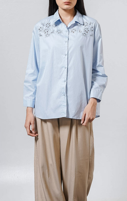 Carly Top Blue