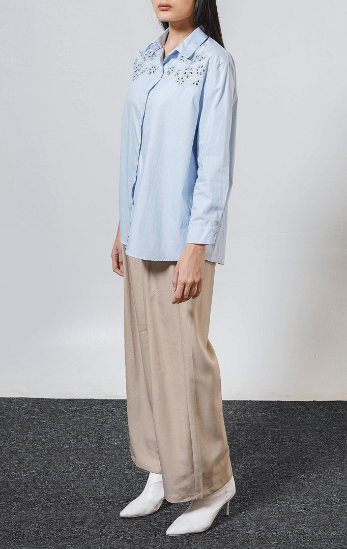 Carly Top Blue