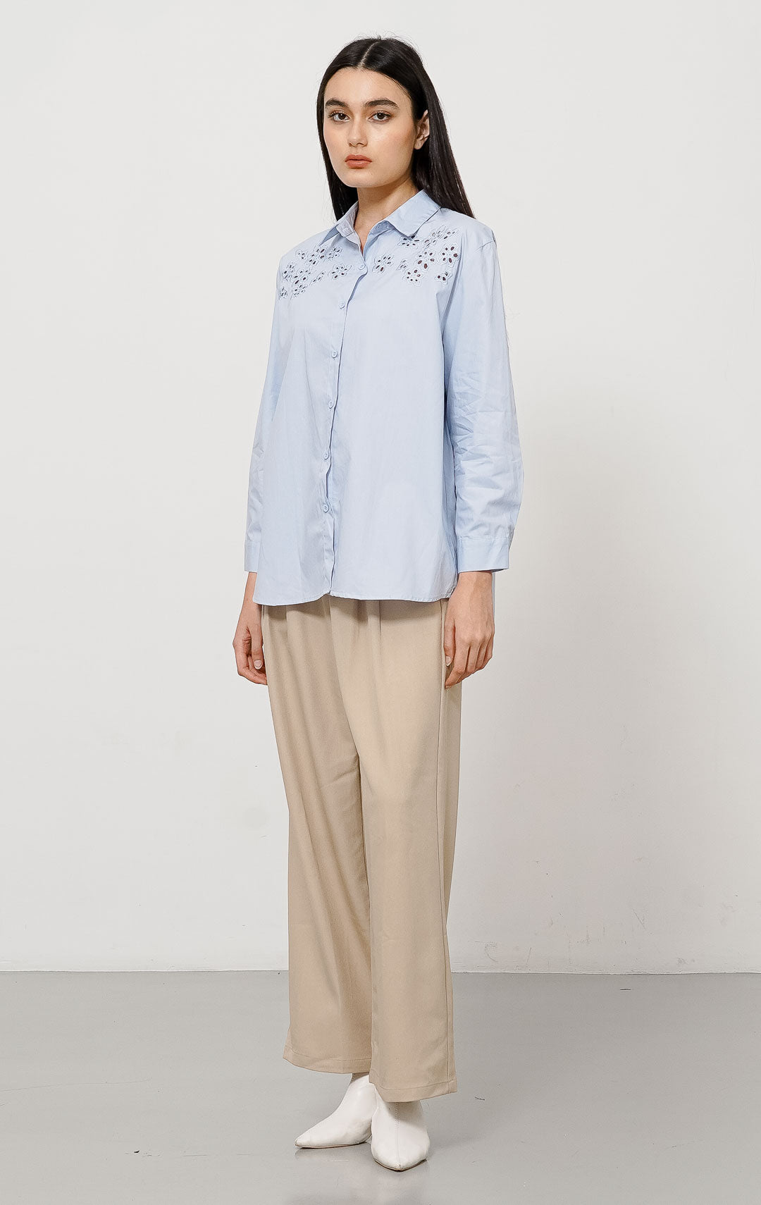 Carly Top Blue