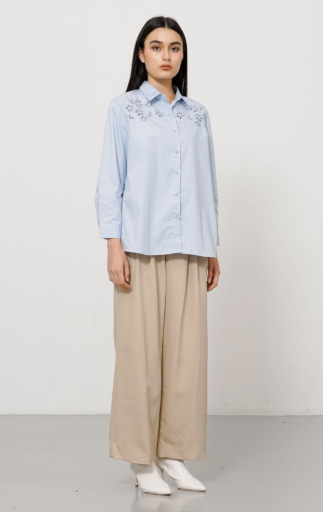 Carly Top Blue