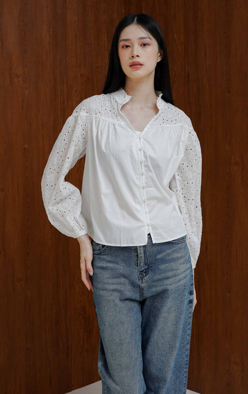 Karen Top White