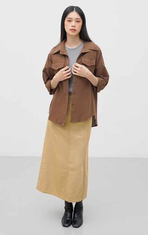 Linda Top Dark Brown