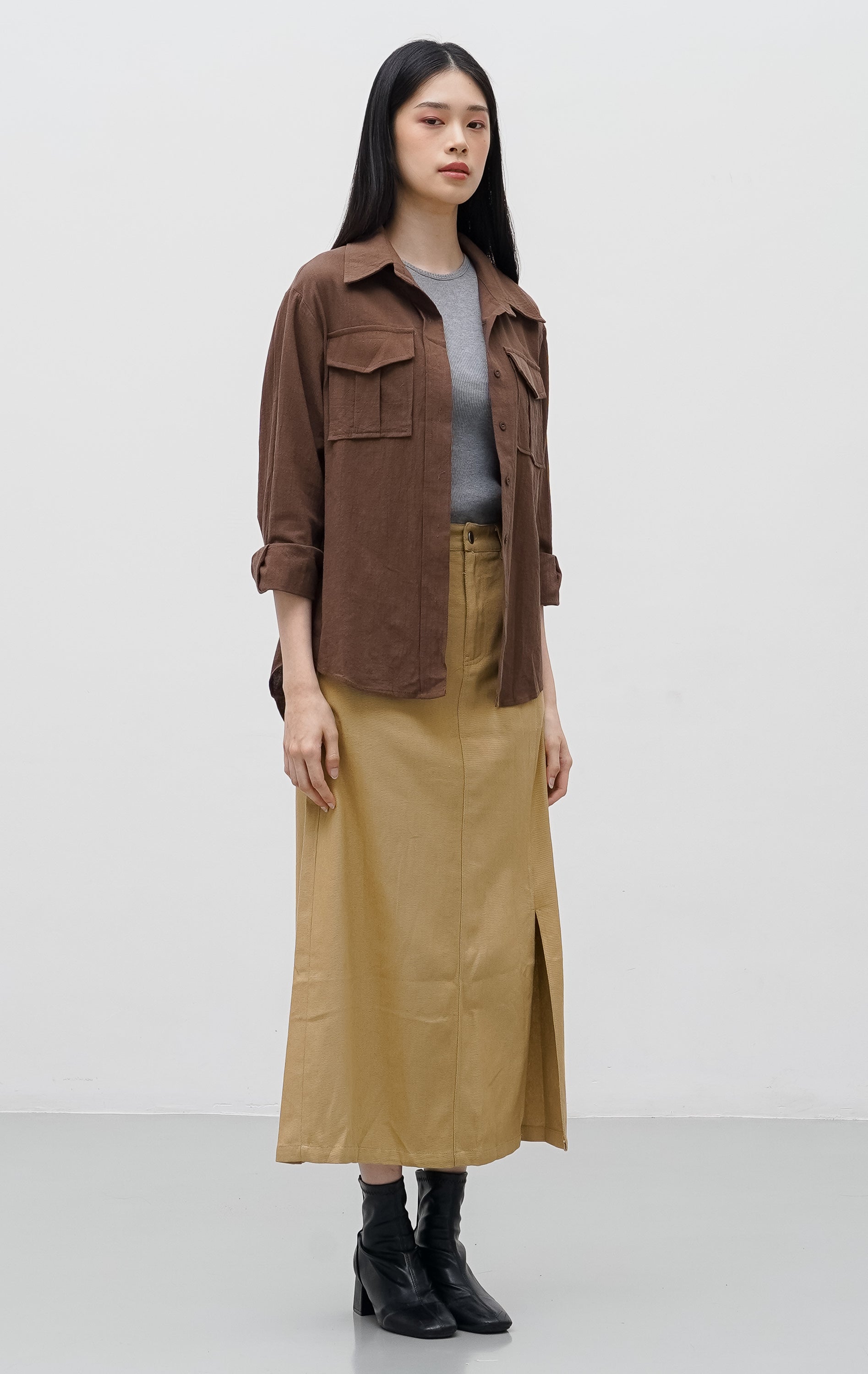 Linda Top Dark Brown