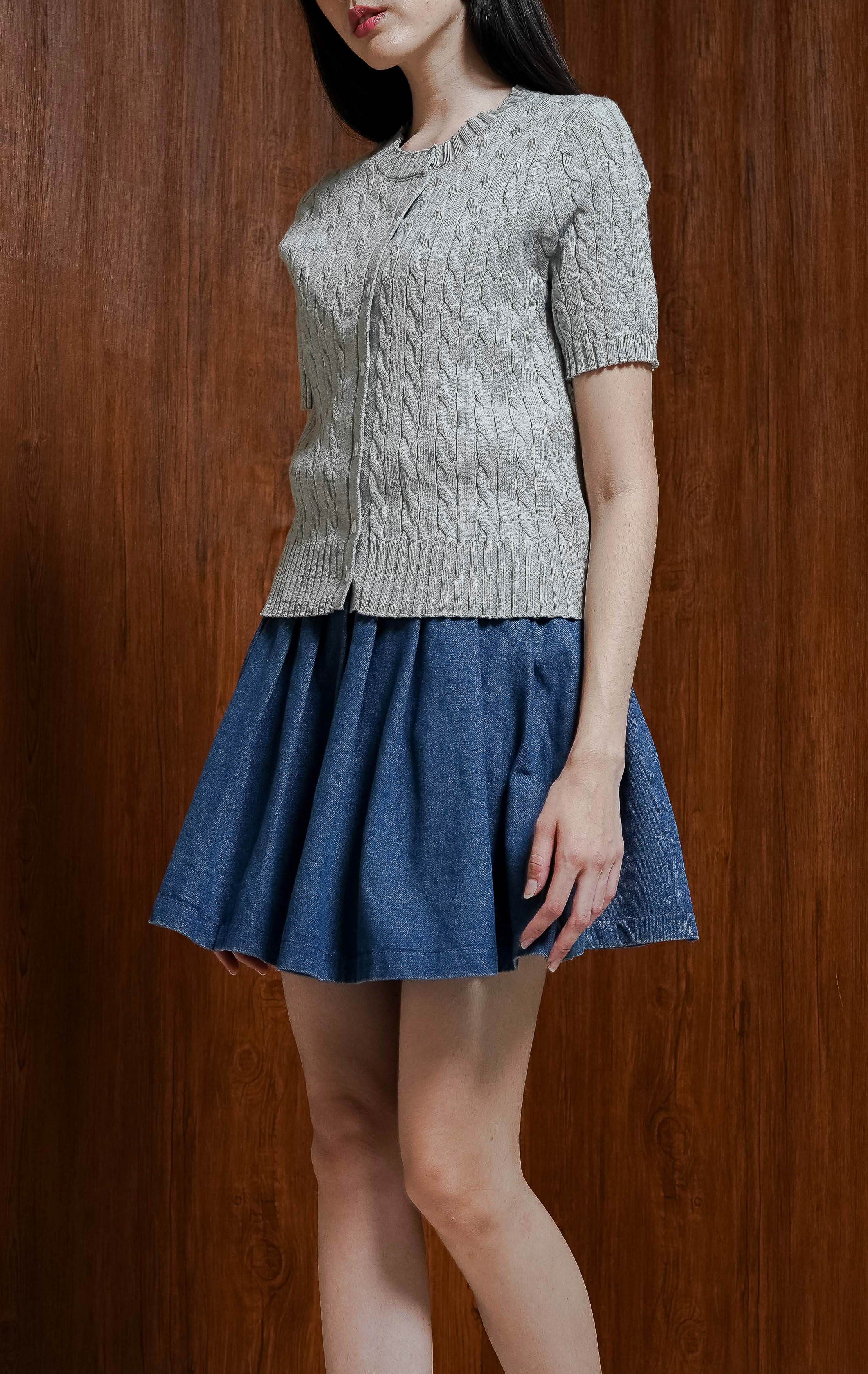 Kiana Top Grey