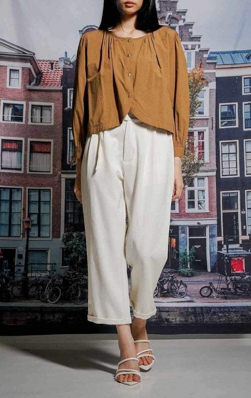 Caroli Top Brown