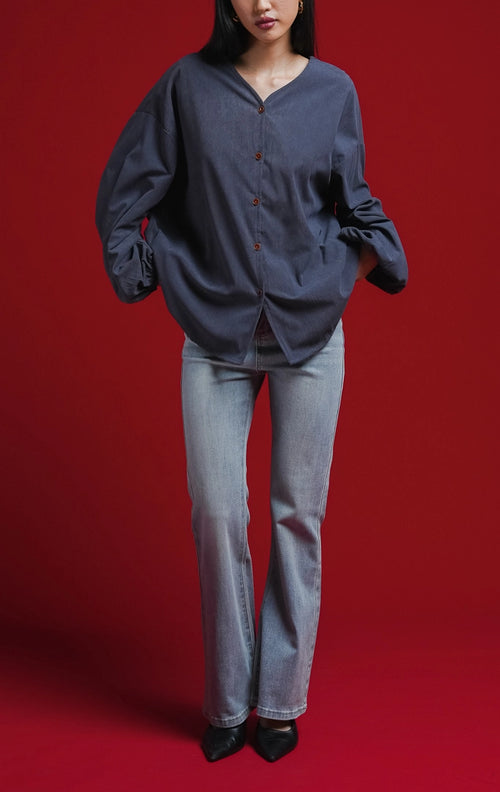 Karen Top Dark Grey