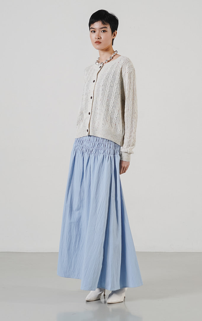 Hazel Cardigan White