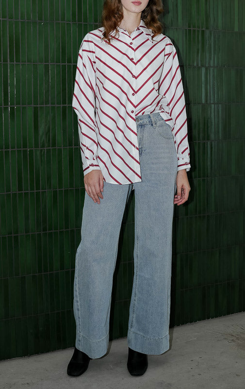 Nayla Top Red Striped