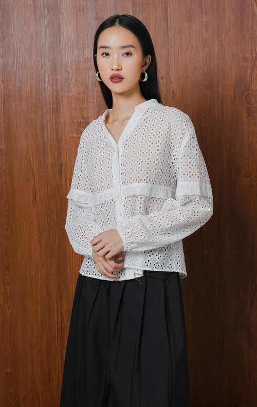 Ziona Top White