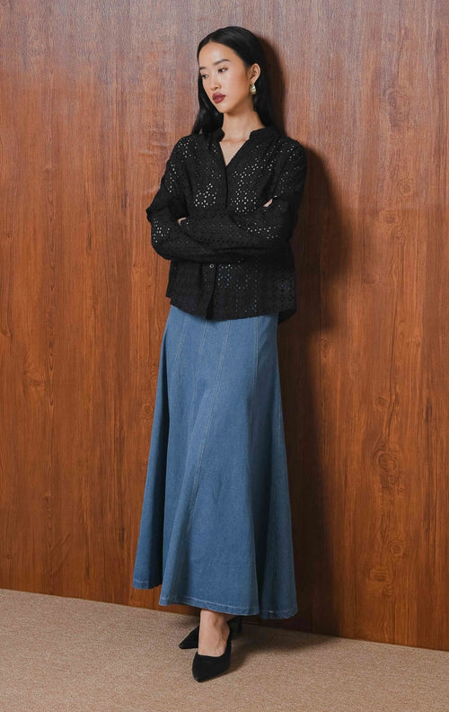 Ziona Top Black