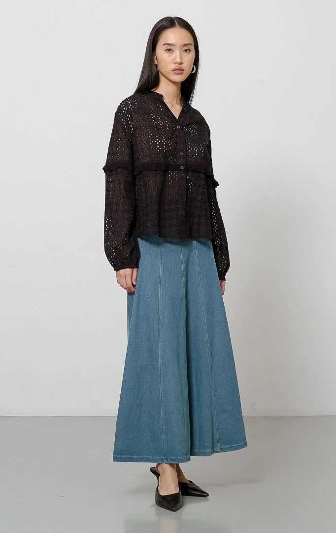 Ziona Top Black