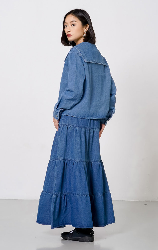 Anora Top Denim