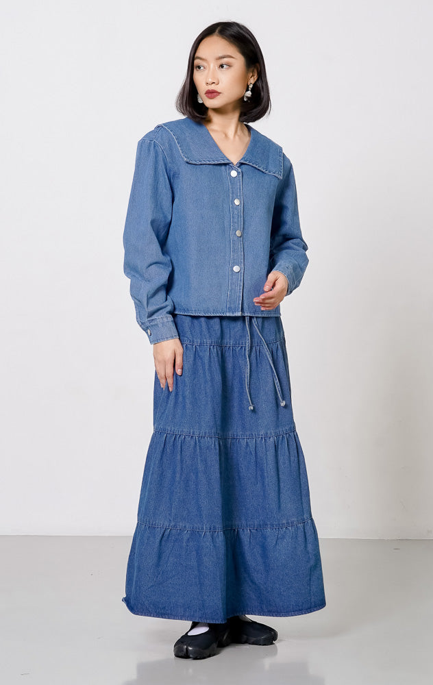 Anora Top Denim